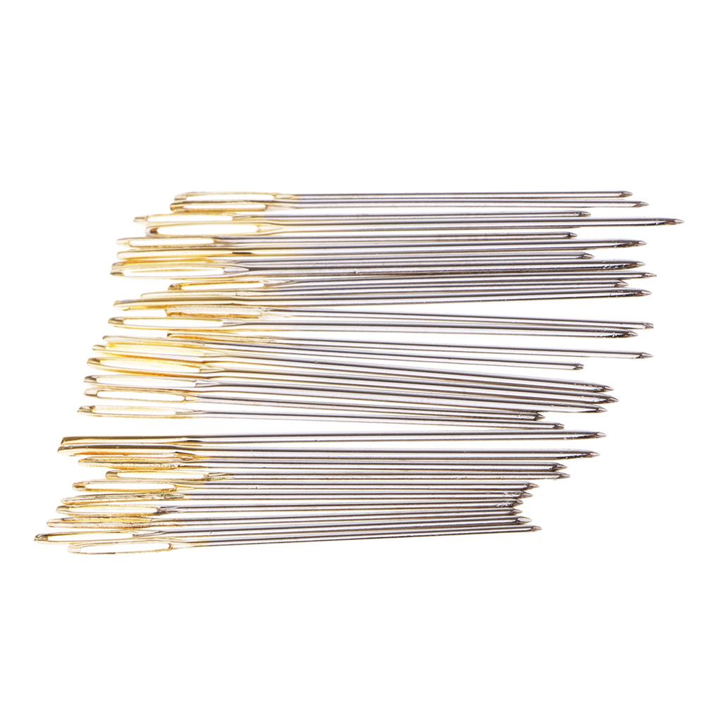 30 Gói Kim Khâu Chéo Kim Thêu Tay Kích Thước Mắt Lớn 22 24 26