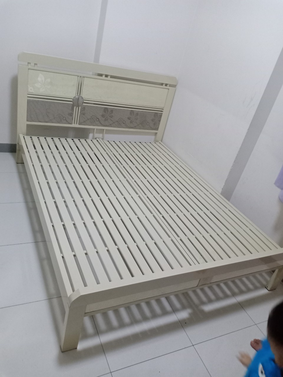 Giường sắt kiểu gỗ_LG06