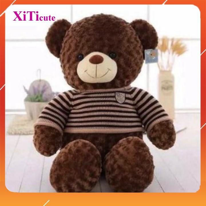 Thú nhồi bông gấu Teddy SIÊU TO khổng lồ dùng để làm quà tặng người thương, gối ôm hoặc vật trang trí trong nhà