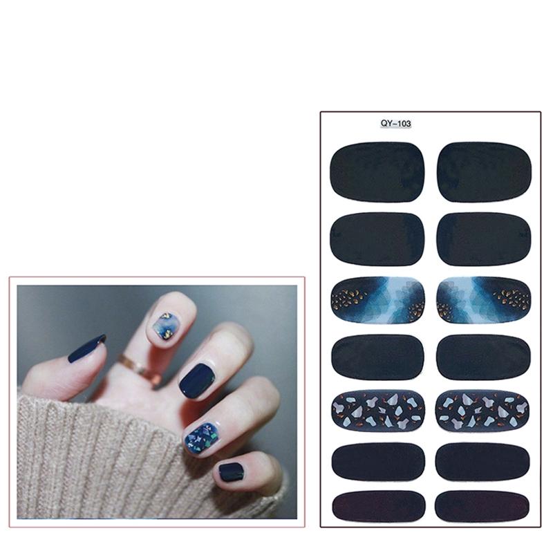 Set 14 miếng dán móng nghệ thuật