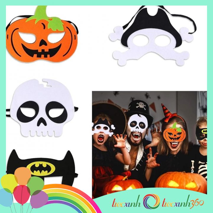 Mặt nạ Halloween bằng vải nỉ