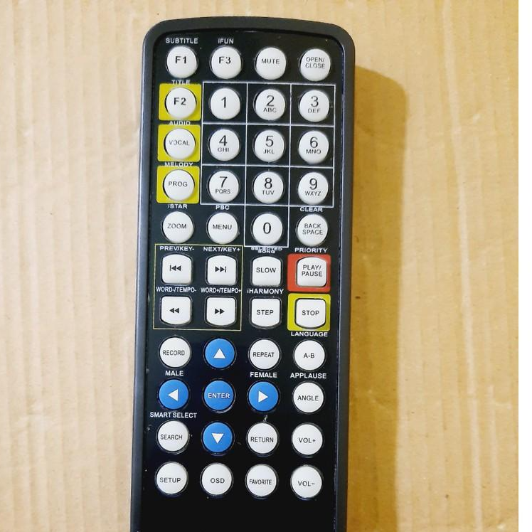 Remote điều khiển  dành cho dàn Karaoke Arirang 3600 Deluxe