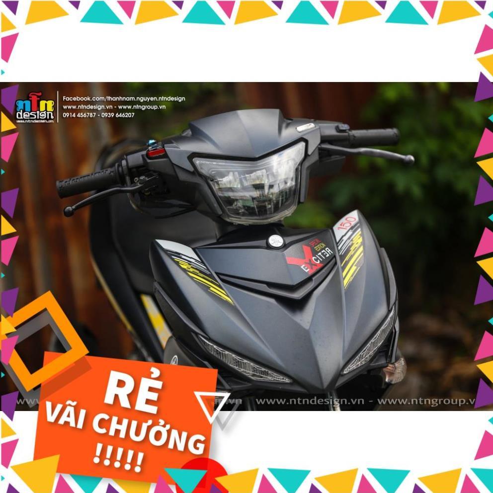 Tem Rời Exciter 150 Mẫu Hoàng Hôn Vàng Đỏ Đen