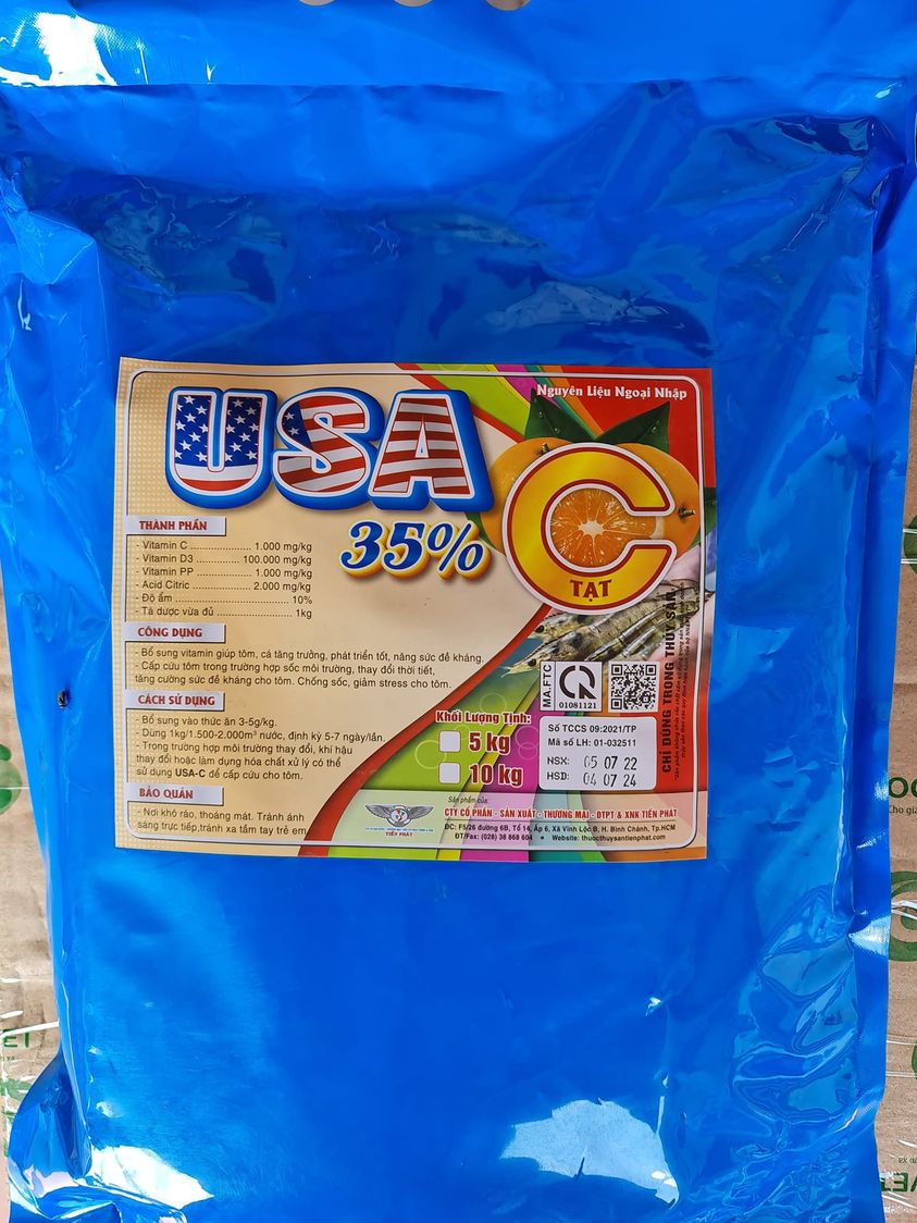 C TẠT 35% cho tôm cá túi 5kg