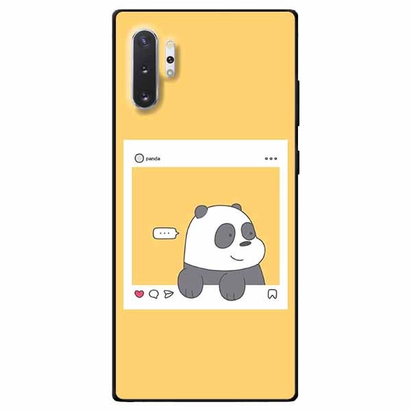 Ốp lưng dành cho Samsung Note 10 Plus mẫu Chú Gấu Khung Hình