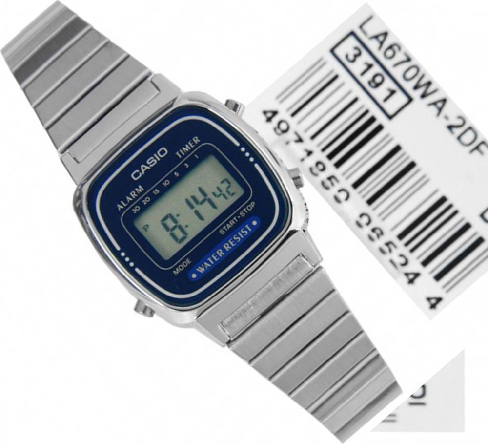 Đồng hồ nữ dây kim loại Casio LA670WA-2DF