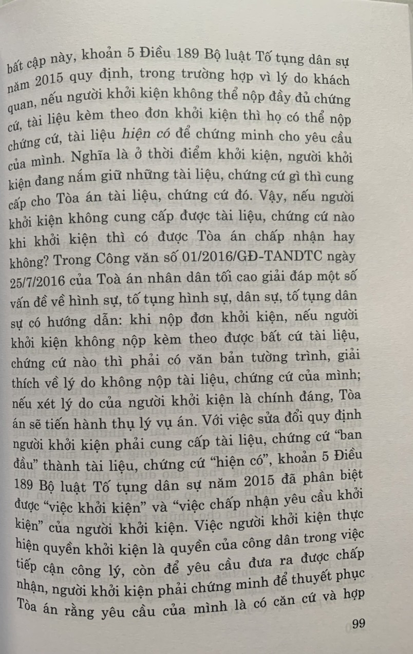 Cung cấp, thu thập chứng cứ của đương sự trong tố tụng dân sự Việt Nam