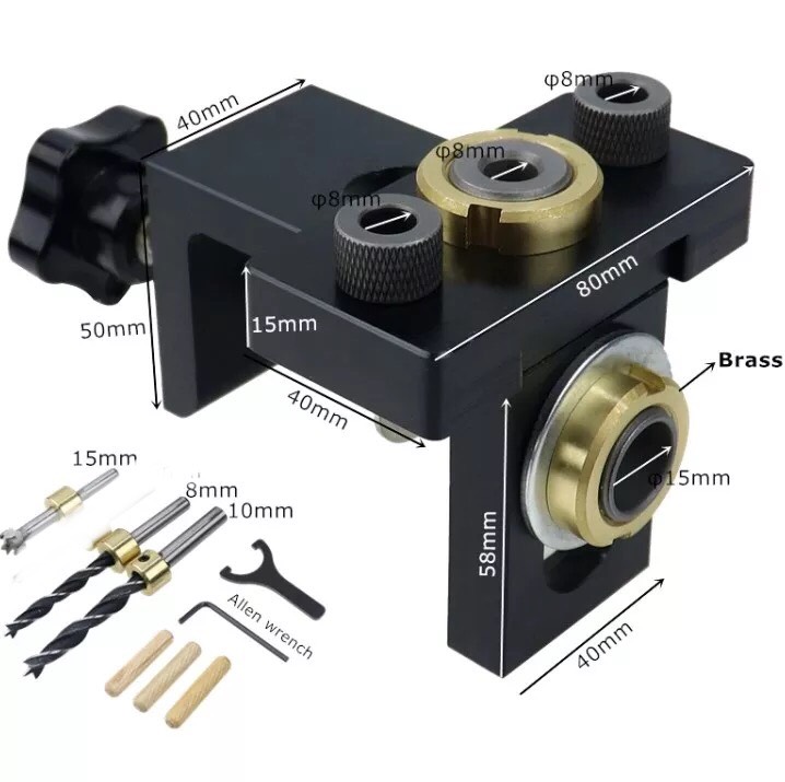 CỮ KHOAN CHỐT CAM, CHỐT GỖ ĐỊNH VỊ LỖ KHOAN, VẬT LIỆU THÉP SIÊU BỀN
