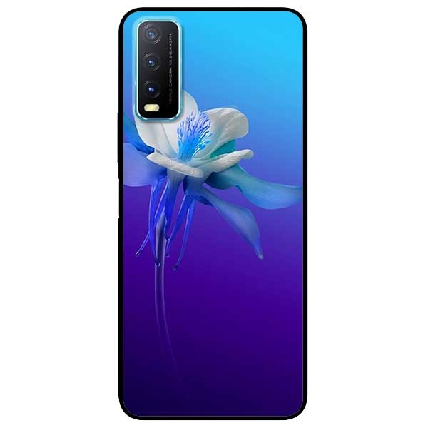 Ốp lưng dành cho Vivo Y20 - Y20s - Y12s mẫu Hoa Lan Xanh Trắng