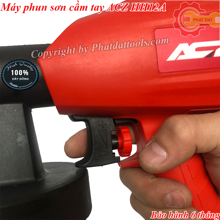 Máy phun sơn cầm tay ACZ HH12A - Bảo hành 6 tháng