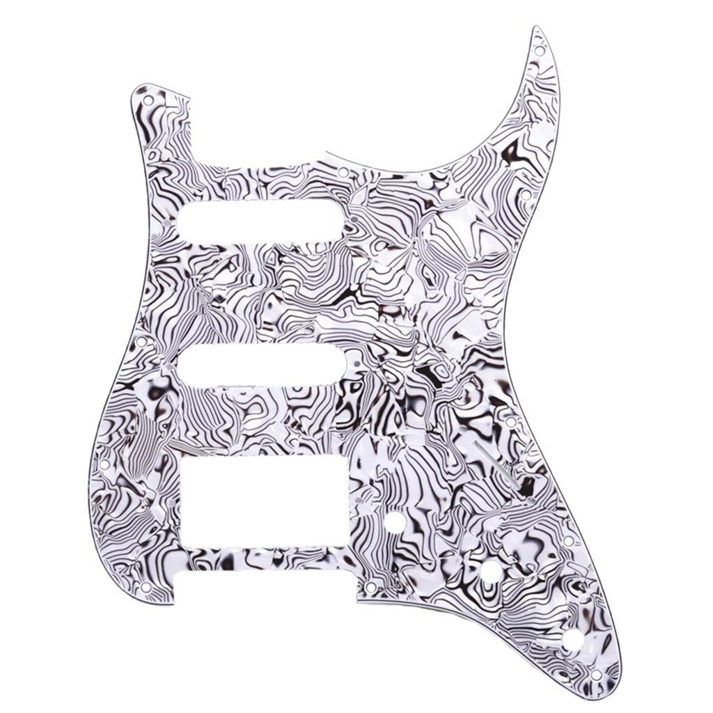 Guitar Pick Guard 3-Ply SSH Scratch Plate Replacement for Strat ST SQ Stratocaster Electric Guitar