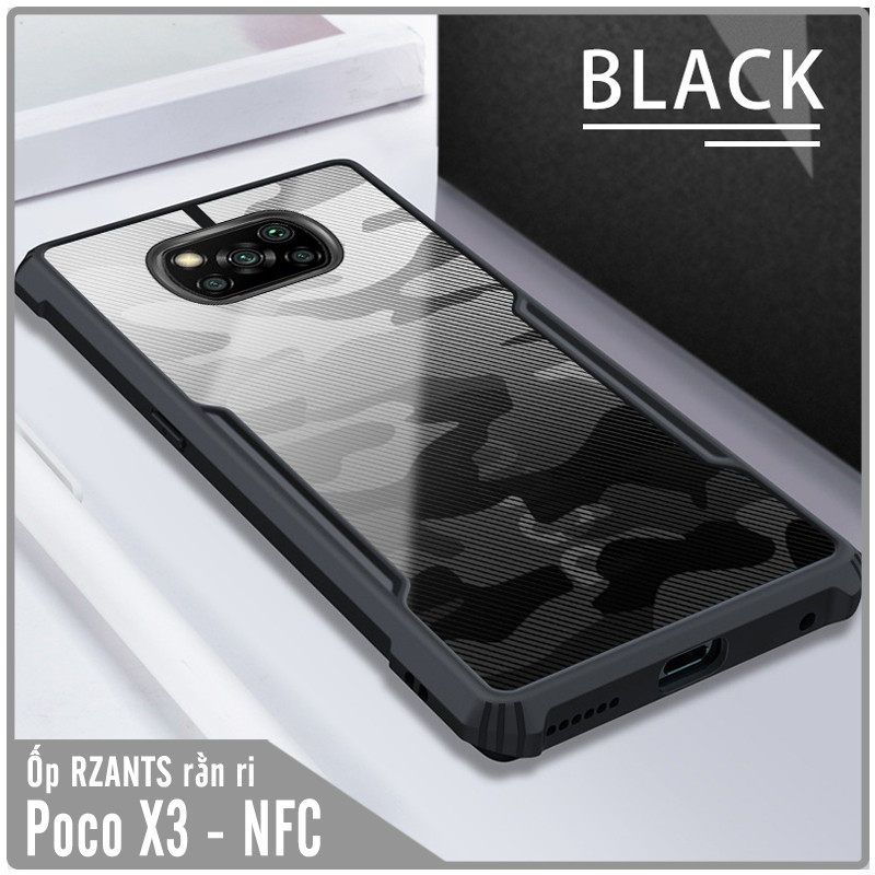 Ốp lưng cho Xiaomi Poco X3 NFC rằn ri trong