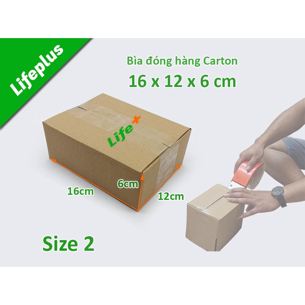 Combo 20 Bìa đóng hàng cỡ 2 kích thước 16 x 12 x 6 cm