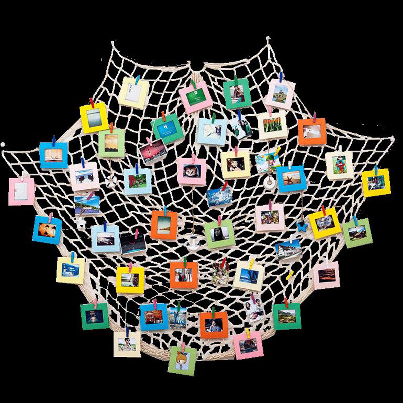 Paper Photo Picture Frame Display Craft Rope Clip Ornaments 30pcs 3in