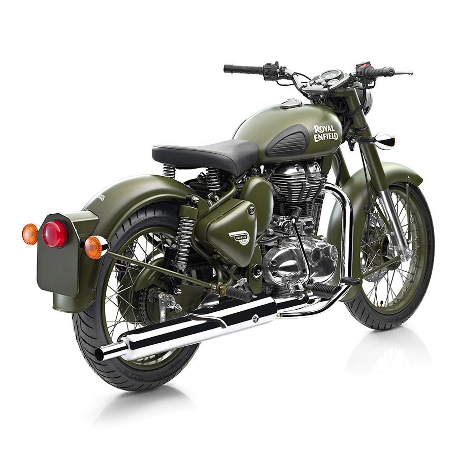 Xe Motor Royal Enfield Classic 500 EFI - Xanh quân đội