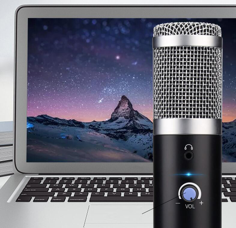 USB computer microphone youtube podcast recording musical instrument performance live voice group chat microphone