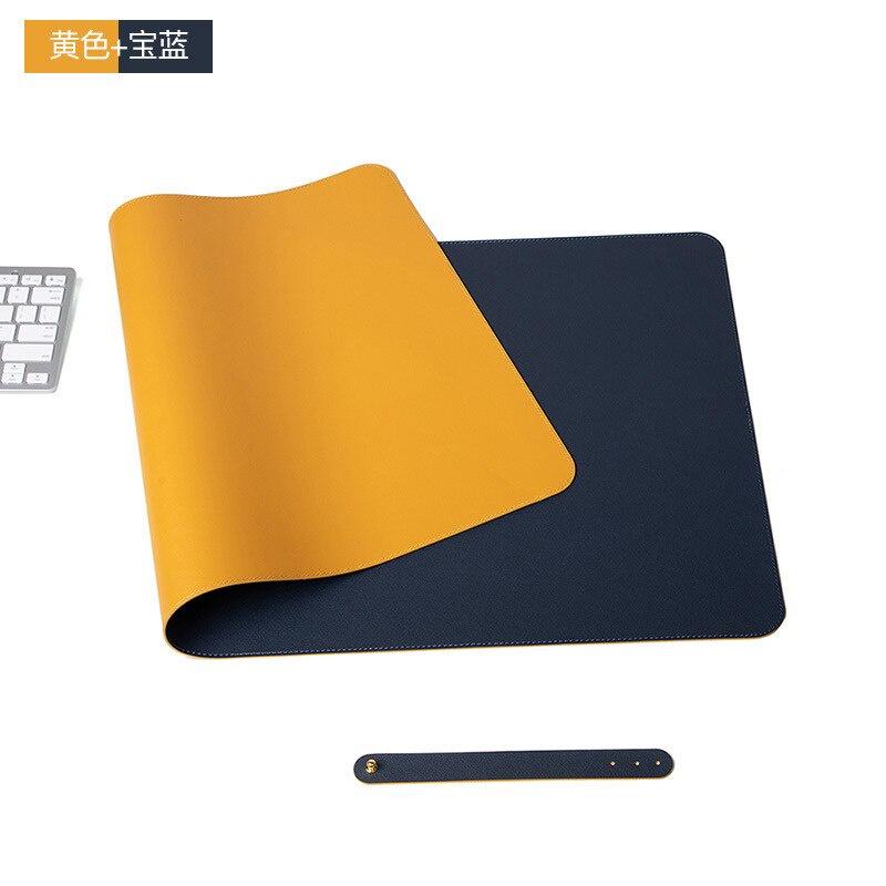 Thảm trải bàn- Deskpad da trải bàn làm việc da Pu 2 mặt chống nước, dễ lau lùi