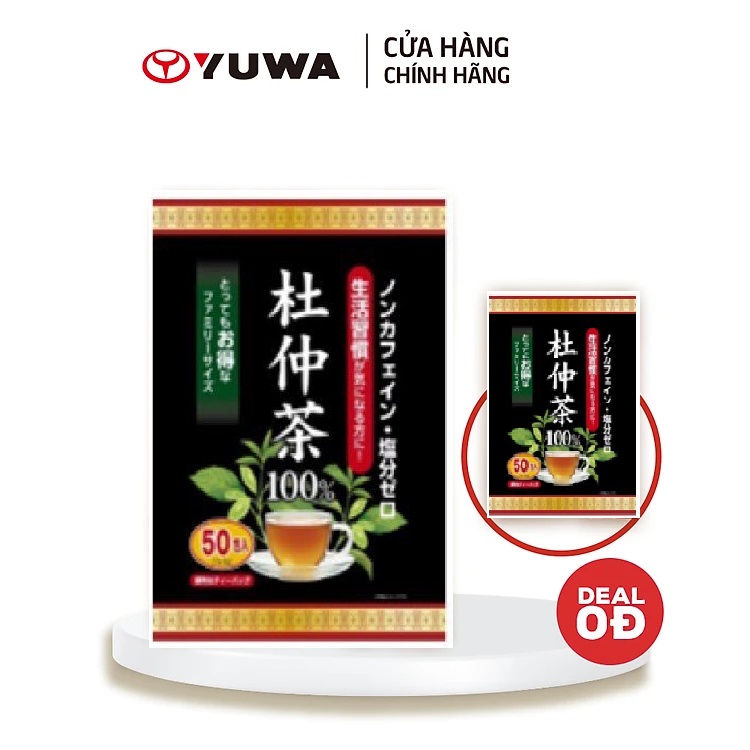 Trà Trà Lá Đỗ Trọng Yuwa 100% Lá Đỗ Trọng Giảm Stress