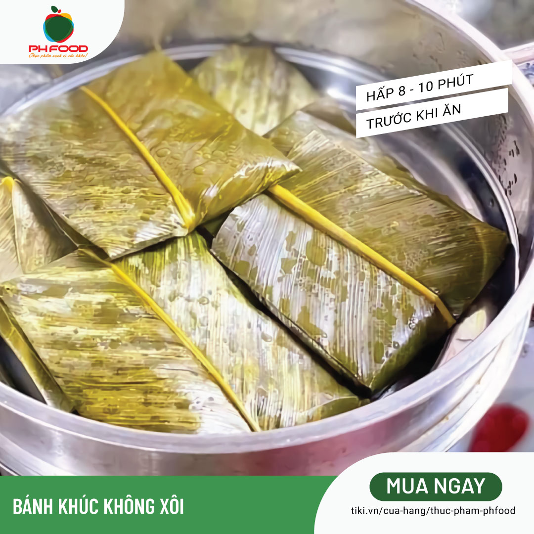 - Bánh Khúc Không Xôi - Túi 5 Cái - Đông Lạnh