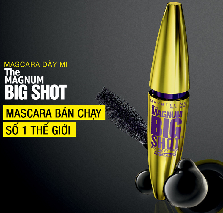 Mascara Maybelline Lam Dày Và Dài Mi Big Shot 10ml