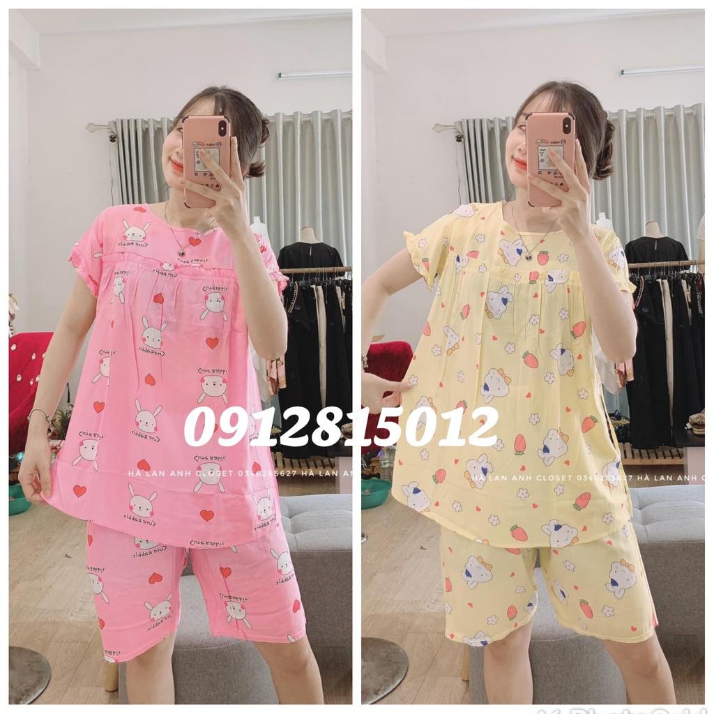 Bộ đồ bầu mặc trước và sau sinh hình xinh xắn, phong cách Hàn Quốc, Mặc là Mê