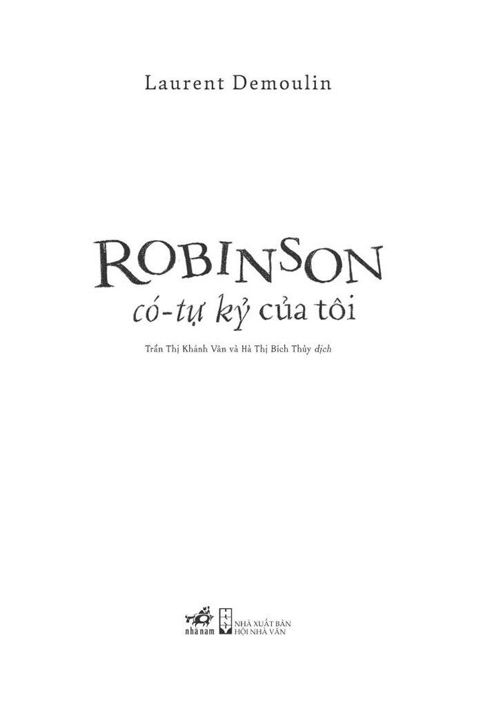 Robinson Có-Tự Kỷ Của Tôi