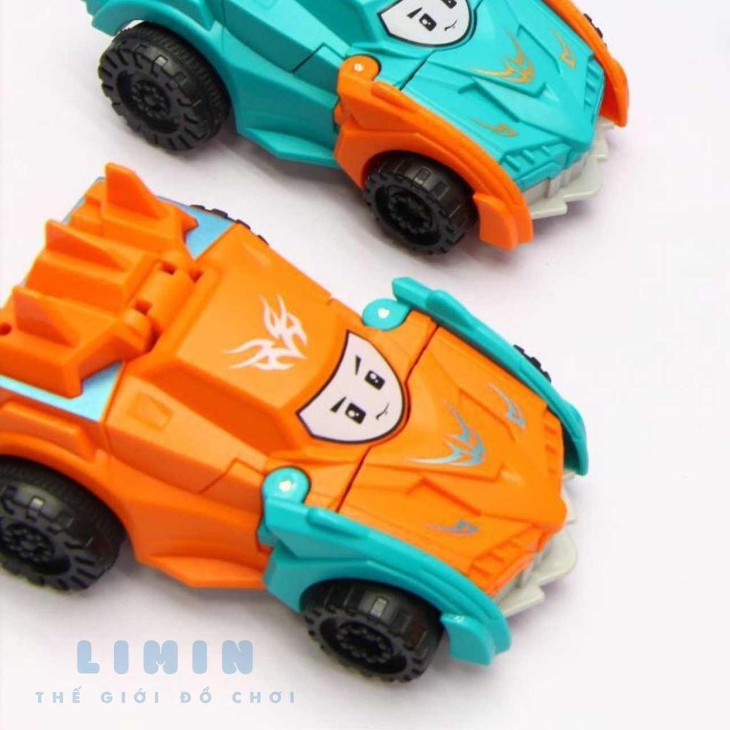 Đồ chơi siêu xe ô tô biến hình thành robot, Xe chạy bánh đà, chất liệu nhựa ABS cao cấp, an toàn cho bé