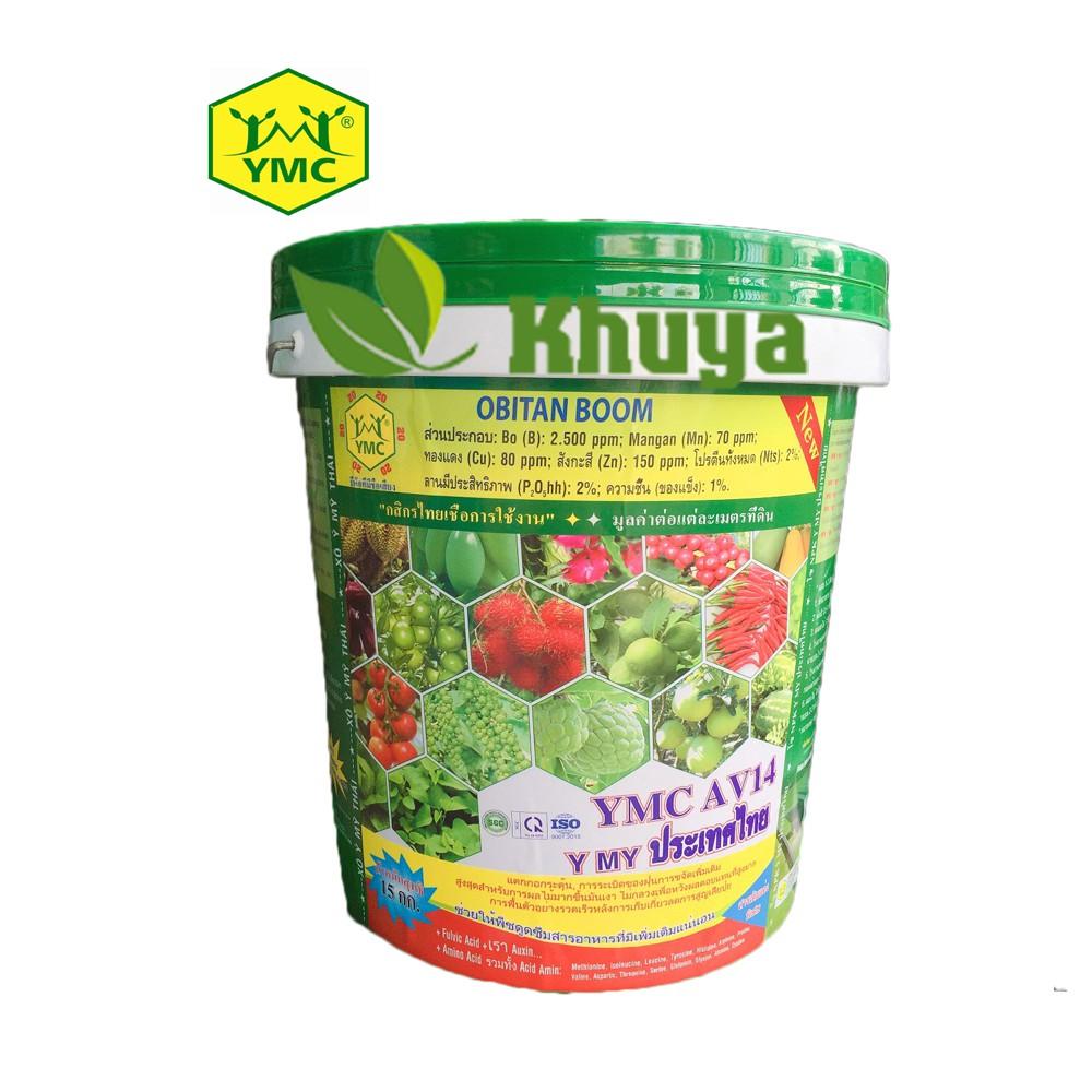Phân bón xô Ý Mỹ Thái YMC AV14 loại 15kg Đẻ nhánh - Ra rễ - Lớn trái