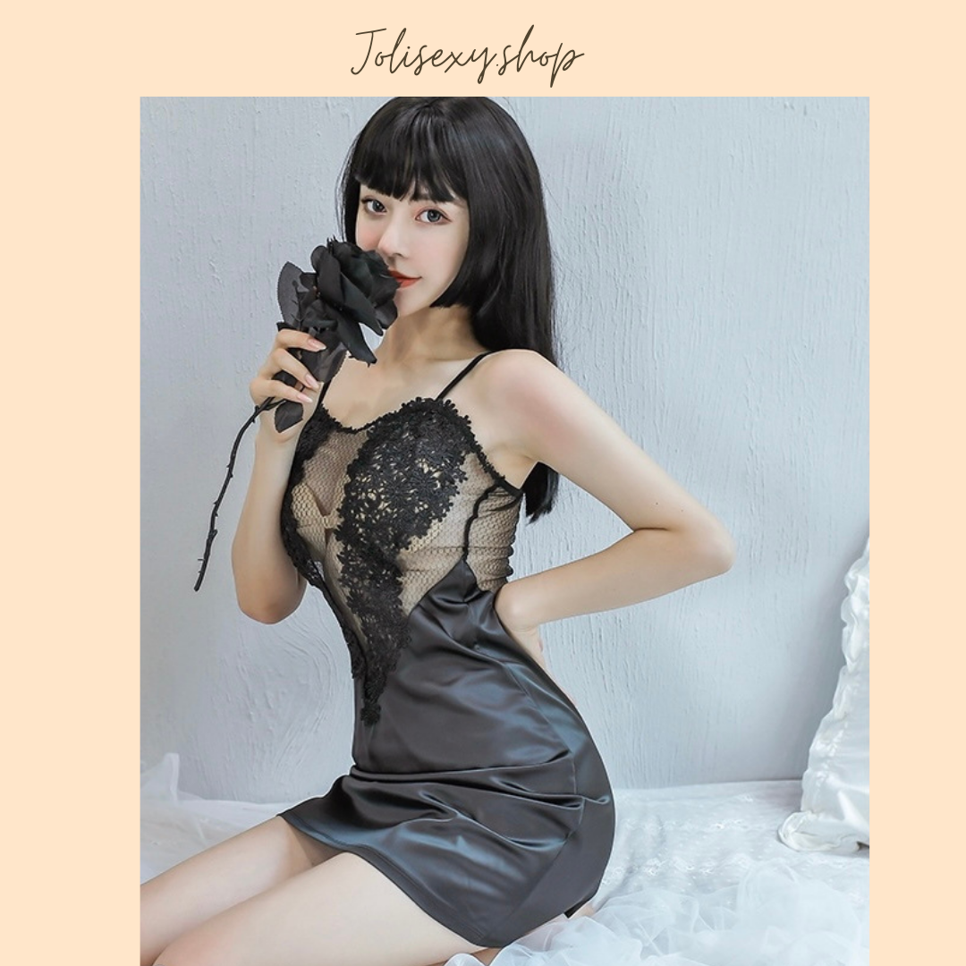 Váy Ngủ Lụa Cao Cấp J054