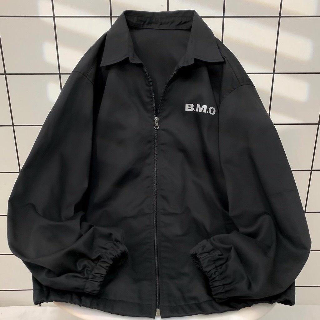 Áo Khoác Bomber BMO LAB Jacket Form Rộng Chất Vải Khaki Dày Dặn Unisex Nam Nữ Couple Phong Cách Ulzzang