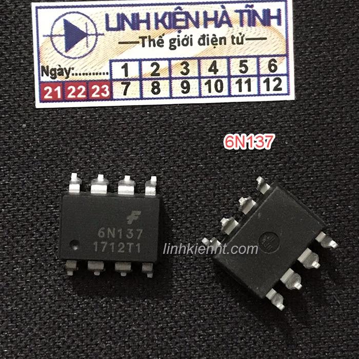 5 con opto 6N137 137 SOP-8 mới