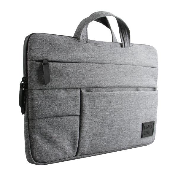 Túi đựng Dành Cho Macbook, Laptop 13, 15 inch UNIQ CAVALIER 2-IN-1 Laptop-Sleeve Vải Dệt_ Hàng chính hãng