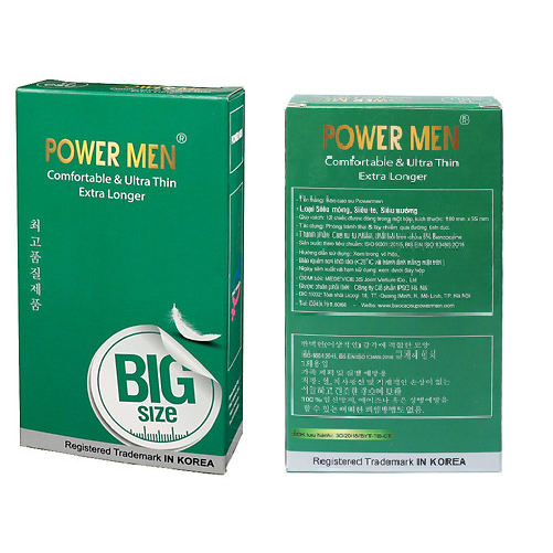 Bcs Size Lớn Chống Xuất Tinh Sớm Power Men Comfortable Ultra Thin Extra Longer - 12s