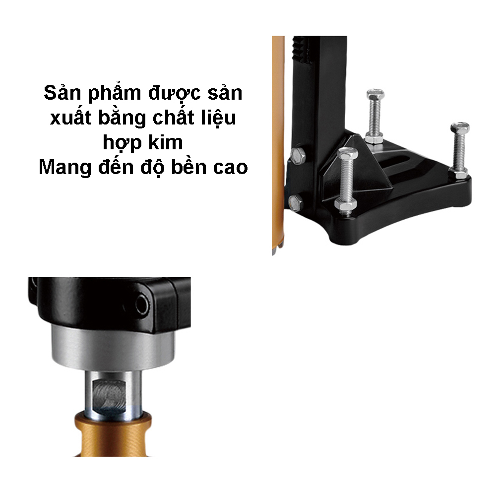 Máy Khoan Bàn Rút Lõi Dera Phi 168mm, Công Suất 2300W - Hàng Chính Hãng