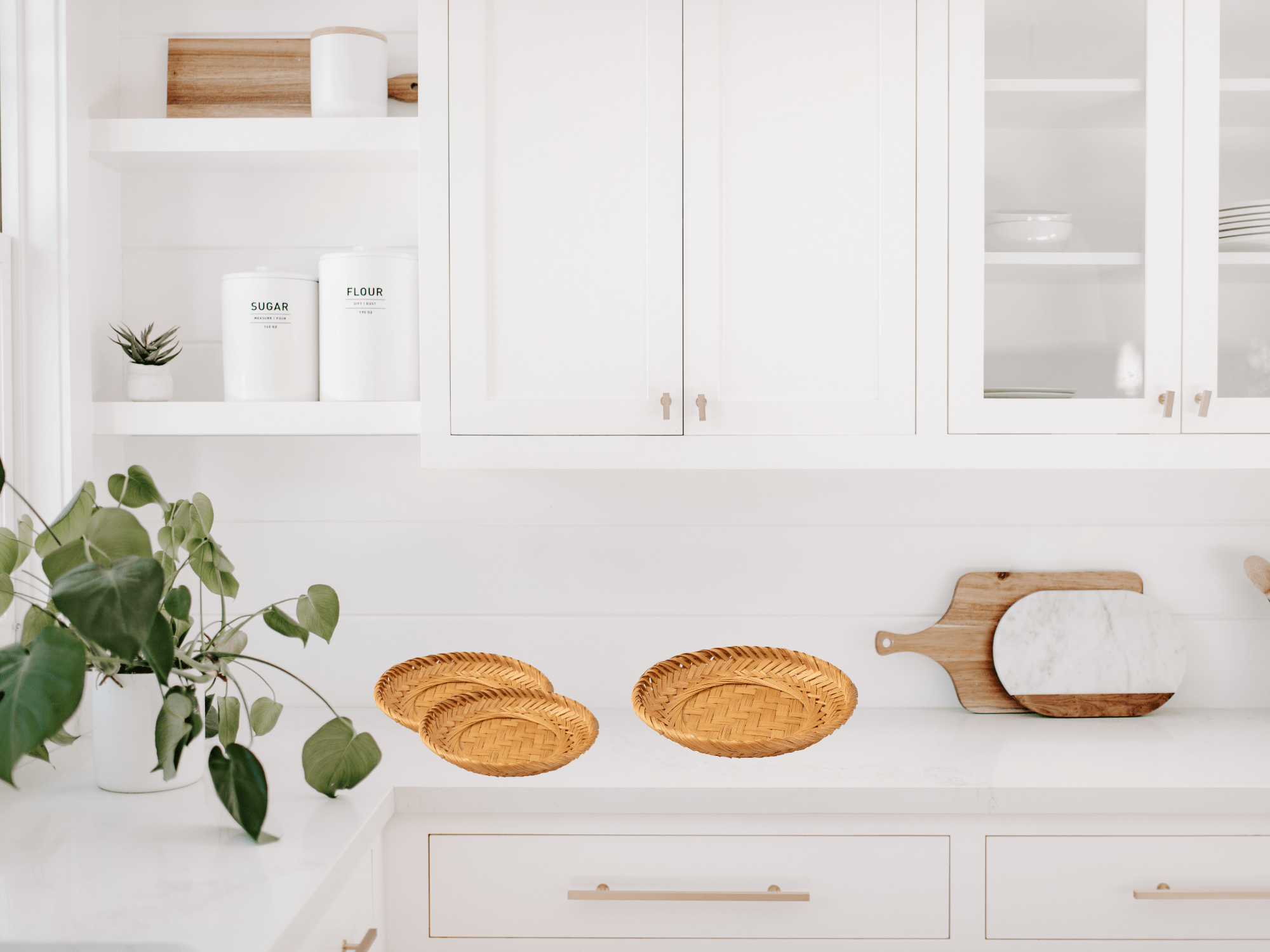Bộ đĩa mây tre đan Harmony 1