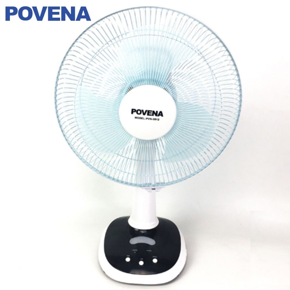 Quạt sạc điện Povena PVN-5612 - Hàng chính hãng