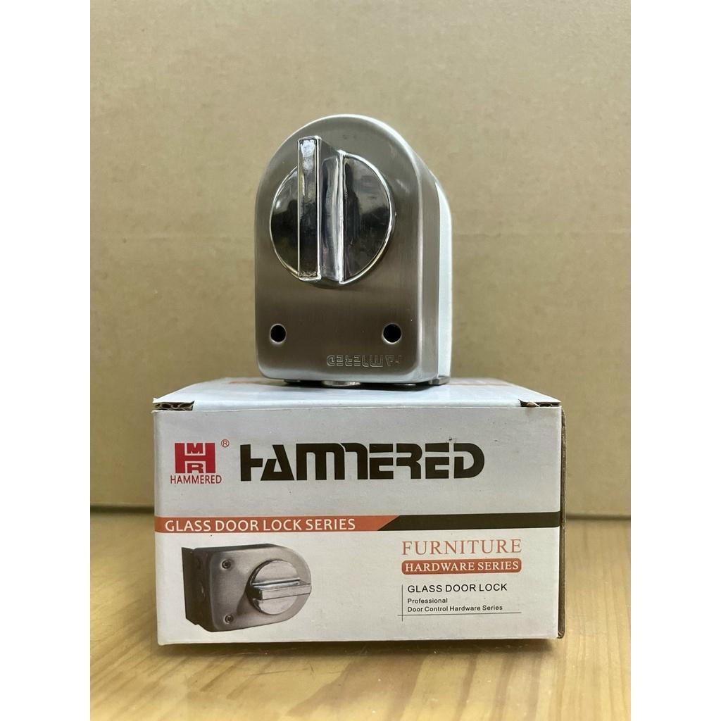 Chốt cửa kính cường lực không cần khoan kính Hammerd