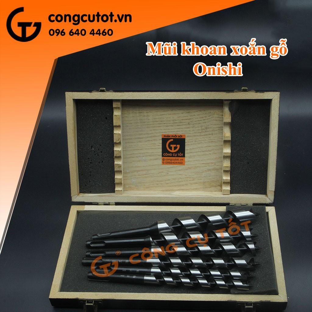 Hộp 6 mũi khoan gỗ xoắn ốc chuôi gài SDS