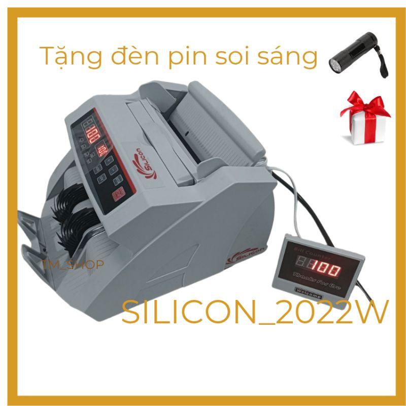 Máy đếm tiền Silicon _2022W, nhỏ gọn, tiện ích, siêu bền, bảo hành 18 tháng