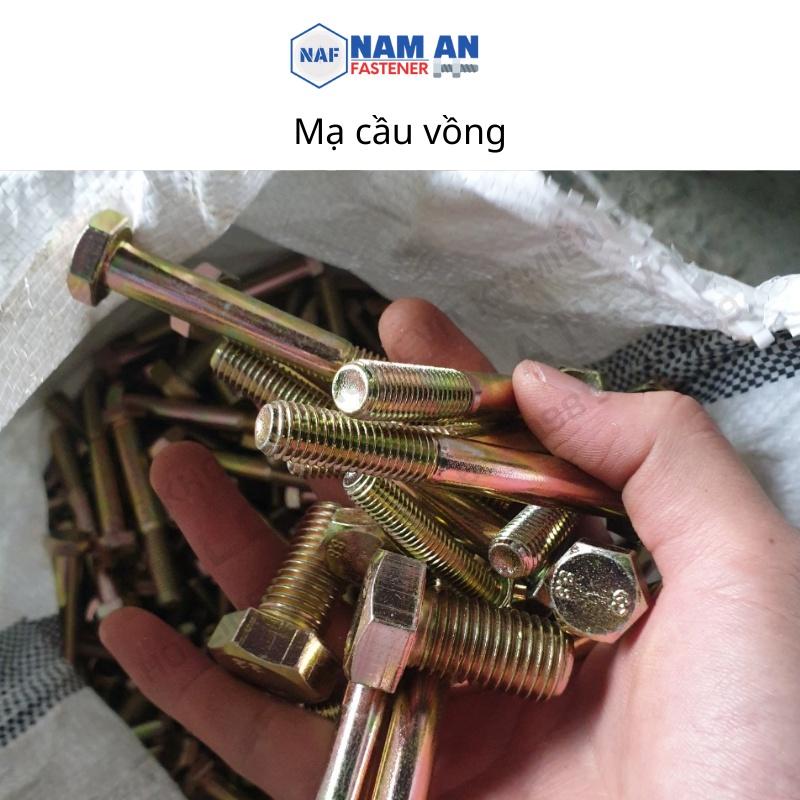 Bulong M8 cấp bền 8.8, bu lông lục giác M8, chiều dài 15, 20, 25, 30, 35, 40, 50, 60, 70mm, bu lông 8.8