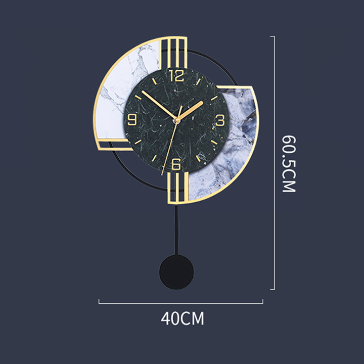 Đồng hồ treo tường quả lắc tiện ích đa năng hiện đại - Đồng hồ quả lắc DECOR trang trí phòng khách sang trọng Bền đẹp DH-105