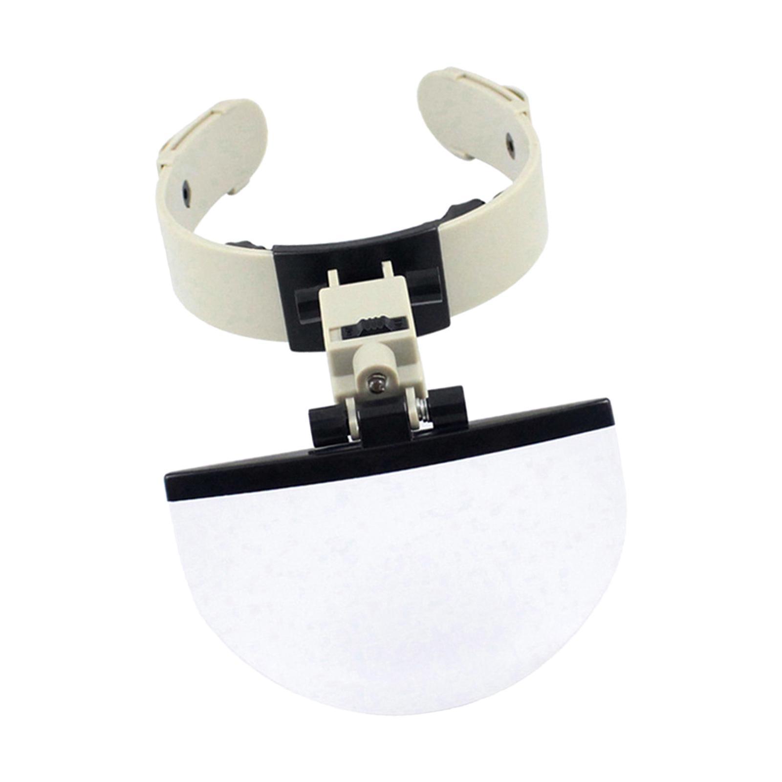 Head Mounted   LED Illuminated Optical Lens for Reading Watch Repair