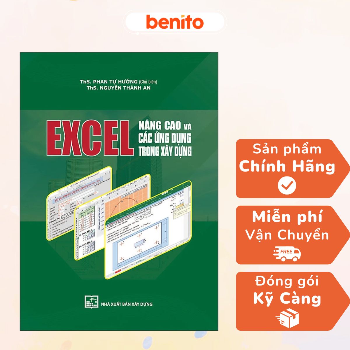 Benito - Sách - Excel nâng cao và các ứng dụng trong xây dựng - NXB Xây dựng