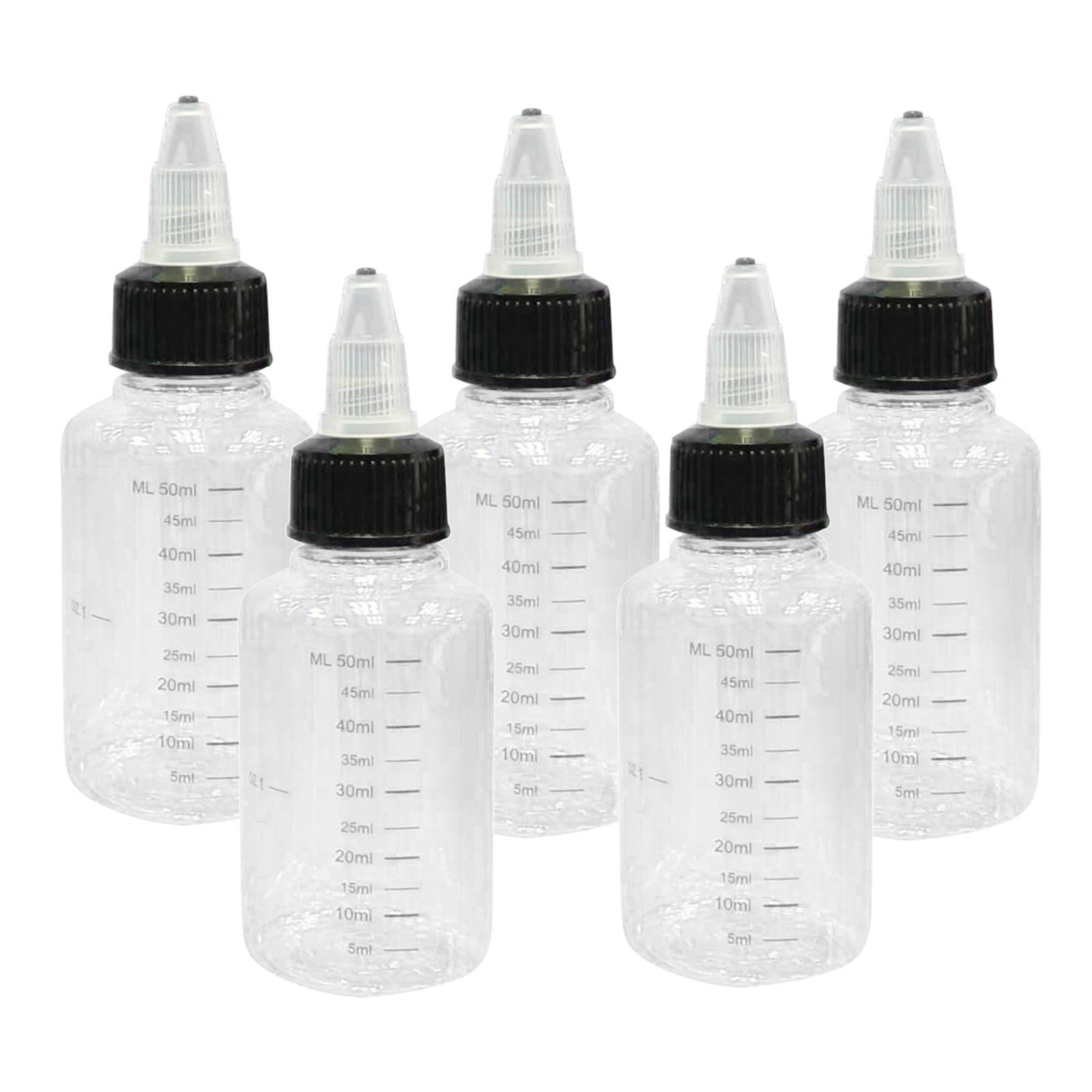 5x 30/60/100/120/250 / 500ml Storage  Ink Bottle with - 30ML