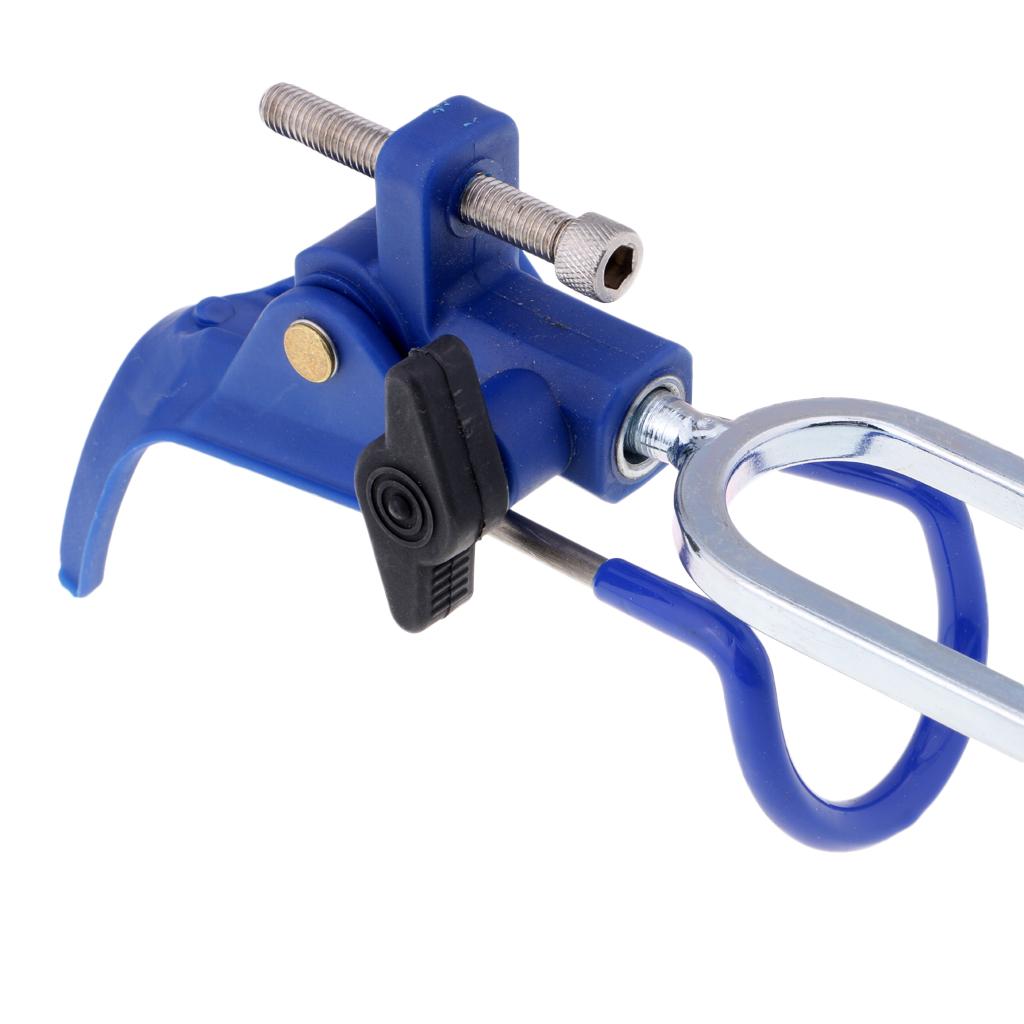 Stainless Steel Fishing Rod Holder Rest Gear Fishing Pole Stand Bracket Blue