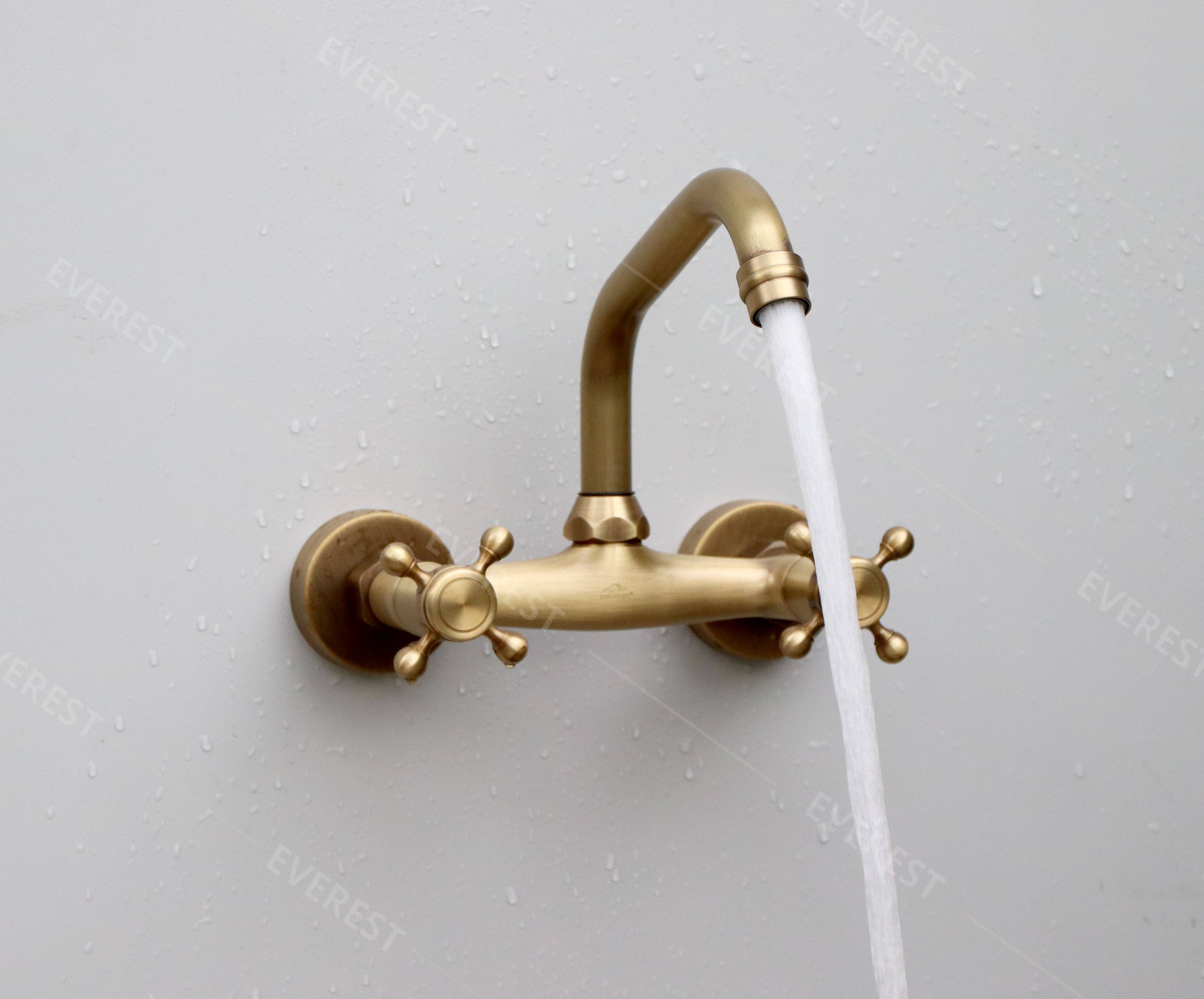 Vòi lavabo bằng đồng EVEREST EV-1125
