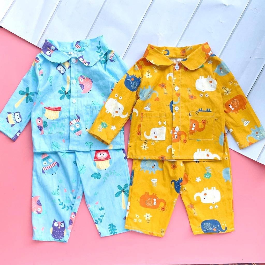 BỘ PIJAMA THÔ MÈM CHO BÉ OP KIDS