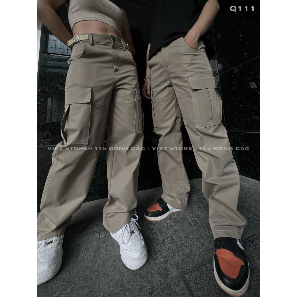 Quần Kaki Cargo Túi Hộp Ống Suông Richky x Viet Store Local Brand Unisex Special Collection Premium Q111