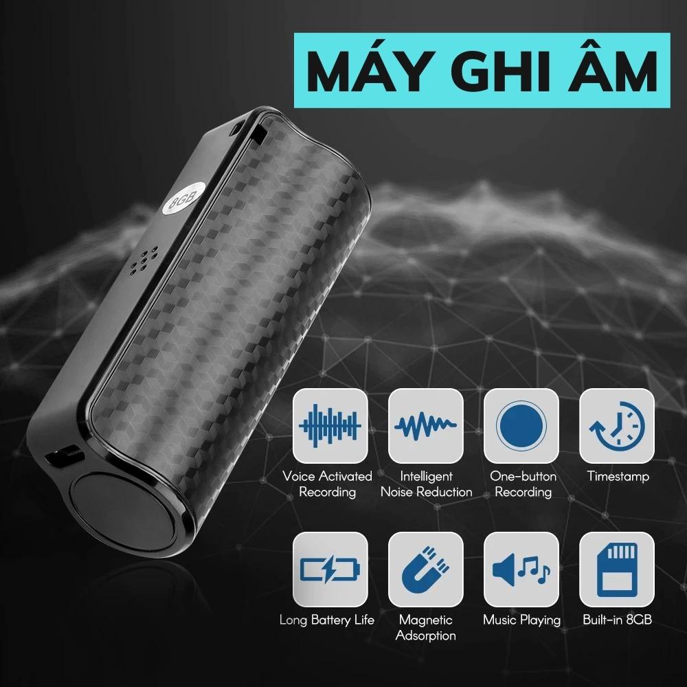 Máy ghi âm chuyên nghiệp TR3 Pin hoạt động 500 giờ liên tục