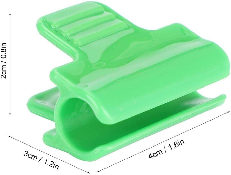 Kẹp Phim Nhà Kính, 24 Chiếc Kẹp Phim Nhà Kính Bằng Nhựa Đường Lưới Che Đường Hầm Hoop Clip Công Cụ Làm Vườn Nhà Kính Phụ Kiện Nhà Kính Cho Ống Đường Kính 11mm